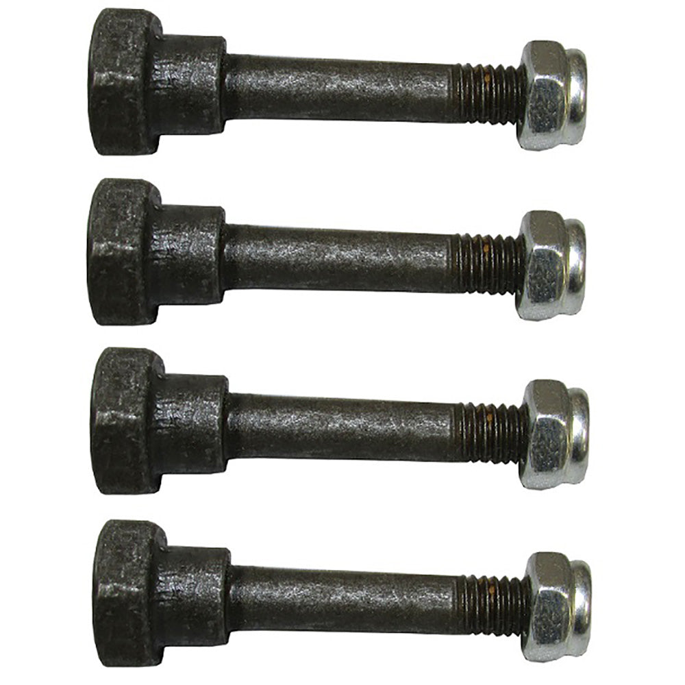 Qty 4: Shear Pin with Nut, 2" x 1/4" Fits Husqvarna Replaces 506690001