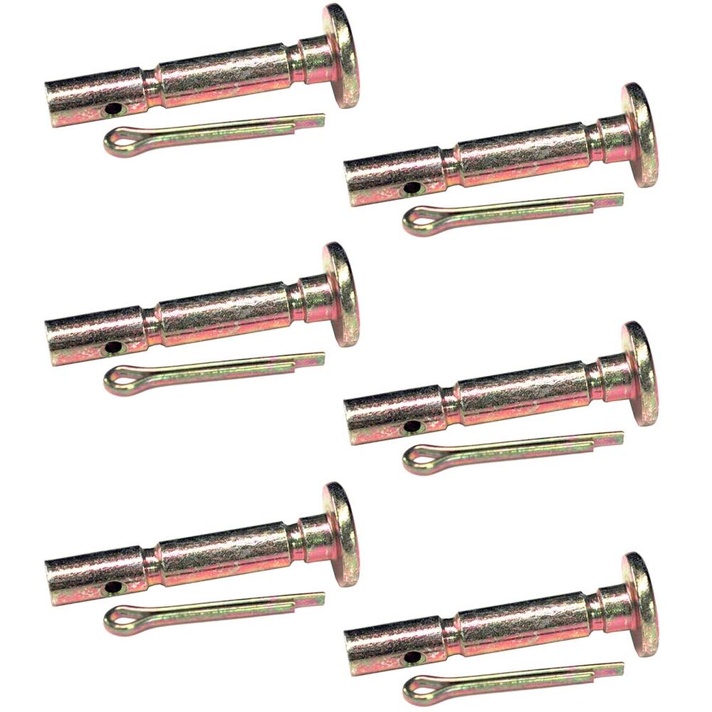 6 Snow Blower Shear Pins & Cotter Pins Fits MTD 31A-3BAD700 thru 31AS6LEG752