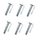 Qty 6: Shear Pins with Cotter Pin, 1-5/8" x 1/4" Fits Arnold