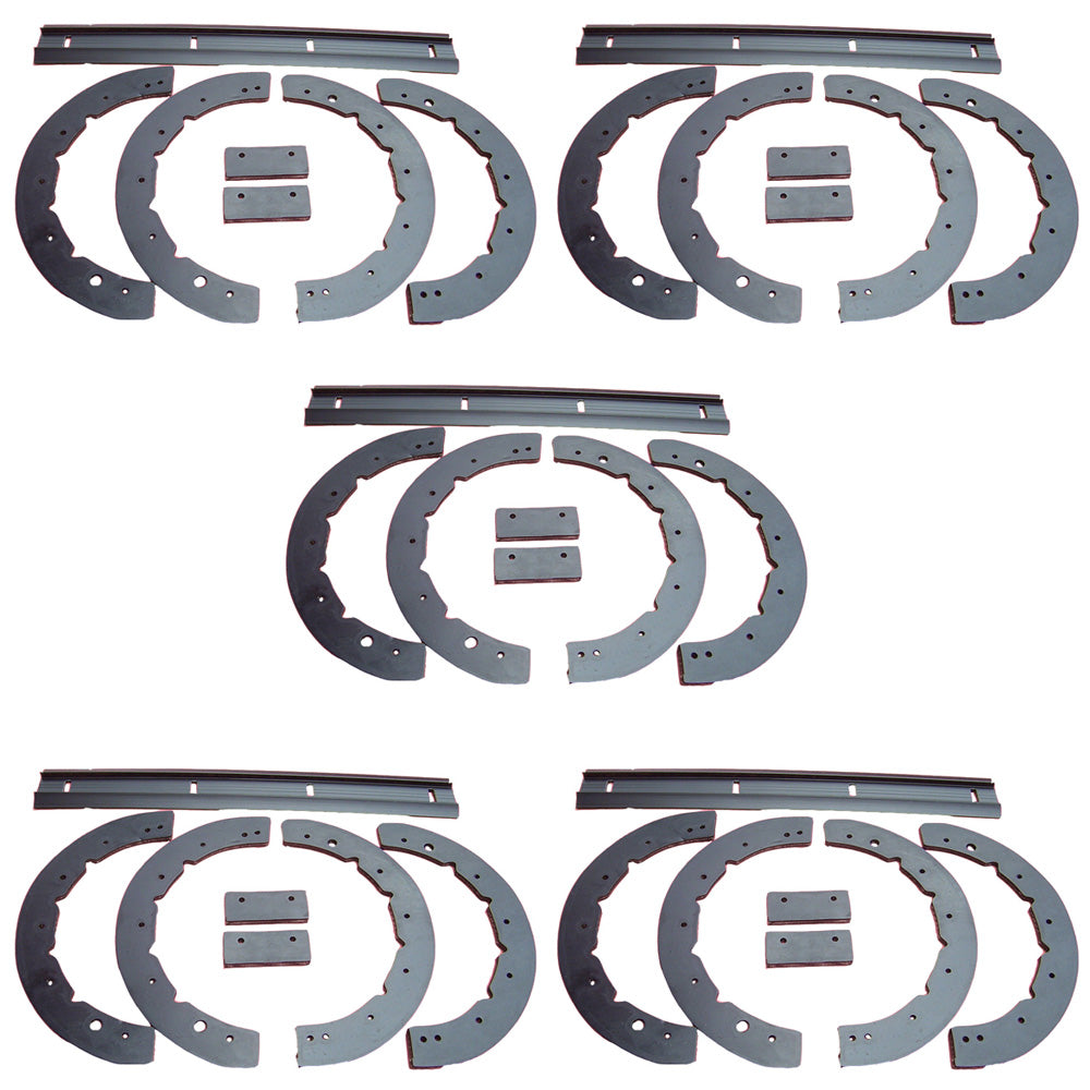 5 Sets Paddles/Scraper Blade 753-0613 731-1033 for MTD Yardmachine Snow Blower