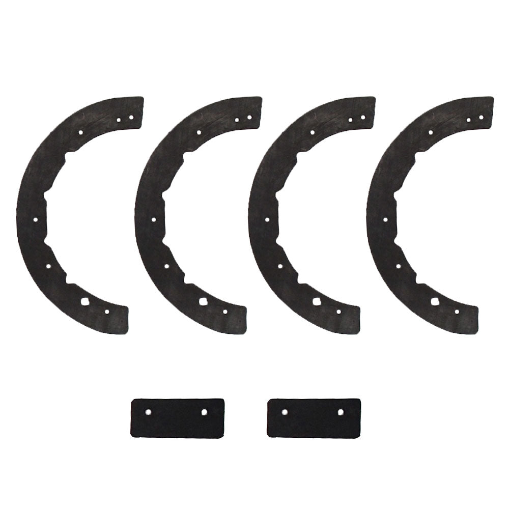 6 Piece Replacement Snow Blower Rubber Paddle Set Fits Yardman 731-0782