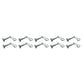 Qty 10: 0.25" x 1.5" Shear Pin & Hair Pin Fits Bolens Replaces STW60-0042_x10