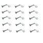 Qty 15: Shear Pins & Hair Pins Fits MTD Replaces 714-04040