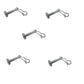 Qty 5: 0.25" x 1.5" Shear Pins & Hair Pins Fits Bolens Replaces STW60-0042_x5