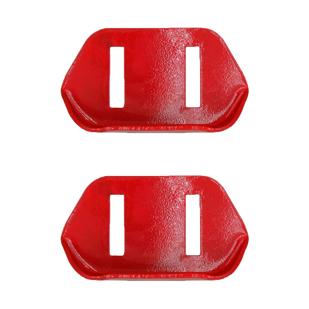 Set of Two (2) Red Skid Shoes Fits Toro Snowblowers Snowthrowers