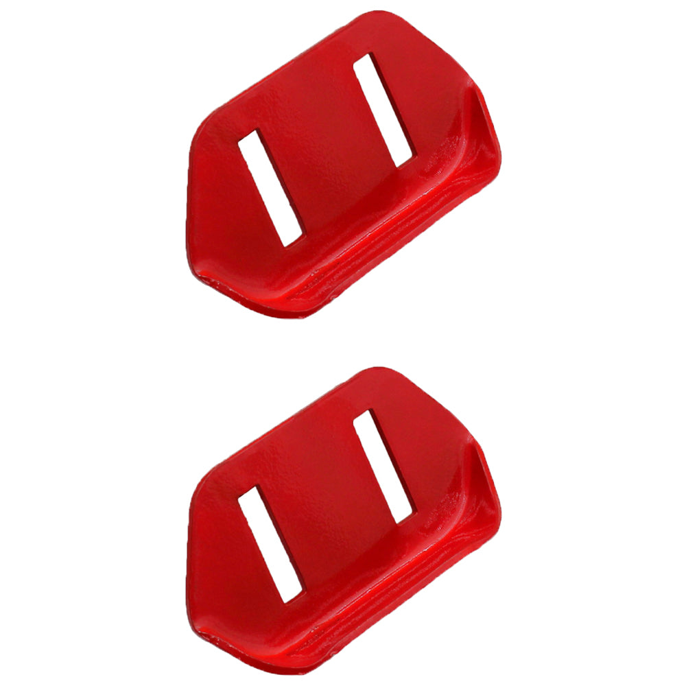Set of Two (2) Red Skid Shoes Fits Toro Snowblowers Snowthrowers
