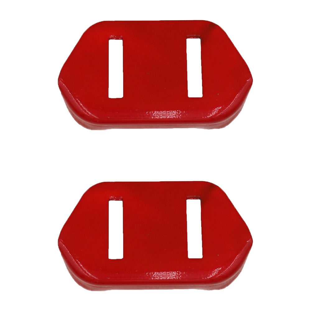 Set of Two (2) Red Skid Shoes Fits Toro Snowblowers Snowthrowers