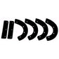 72521-747-000 Fits Honda Snow Blowers Replacement Rubber Paddle Set For HS521 HS