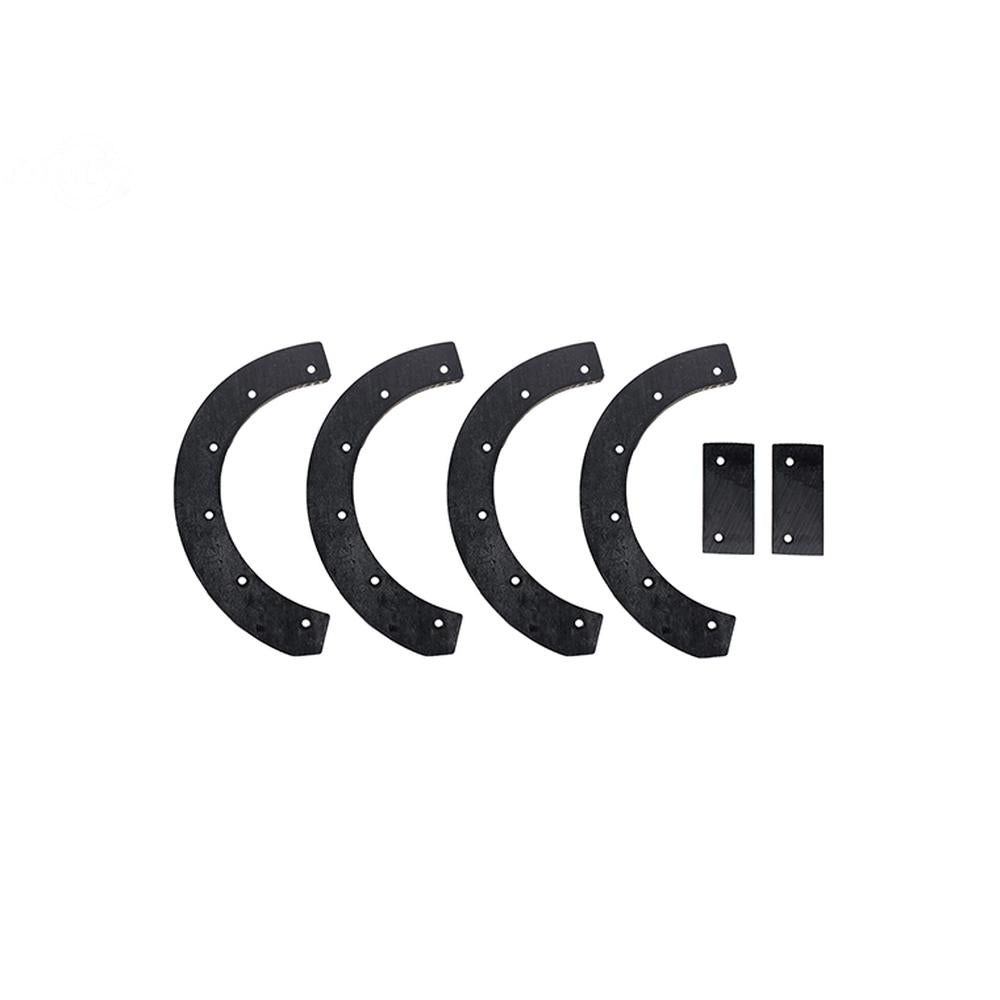 6 pc Rubber Snowblower Paddle Set fits Snapper 3201 3202 and 3203