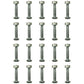 Qty 20: Shear Pin with Nut, 1-7/16" x 1/4" Fits Jacobsen Replaces 342449