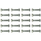 Qty 20: Shear Pin with Nut, 1-7/16" x 1/4" Fits John Deere Replaces AM123342
