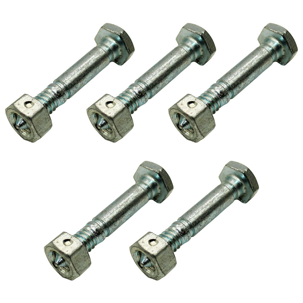 Qty 5: Shear Pin with Nut, 1-7/16" x 1/4" Fits Ariens Replaces 05907100