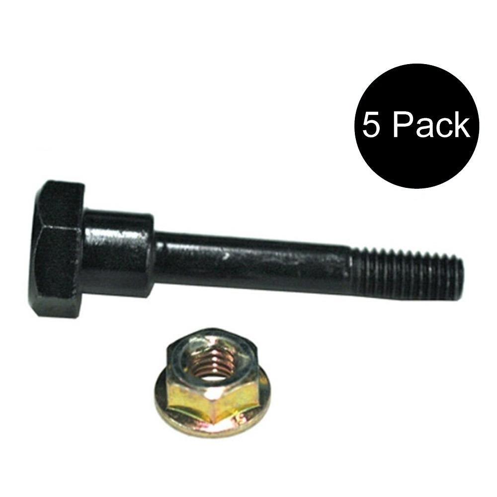 (5) SHEAR PINS & BOLTS Fits Honda HS724, HS80, HS828, HS928 Snow Thrower Blowers