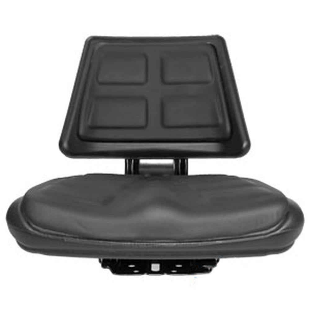 T110BL Black Universal Tractor Seat with Trapezoidal Back Trapezoid