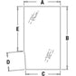 New Cab Glass - Door Upper LH Fits John Deere T113463, T70692 150493