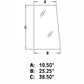 Side Upper Glass Left Right Fits John Deere 210C 310C 410C 510C 610C 710C T11346