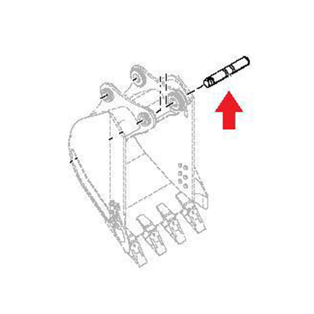 T144756 Pin Bucket to dipper arm Fits John Deere  590D, 595D, 160LC, 160CLC