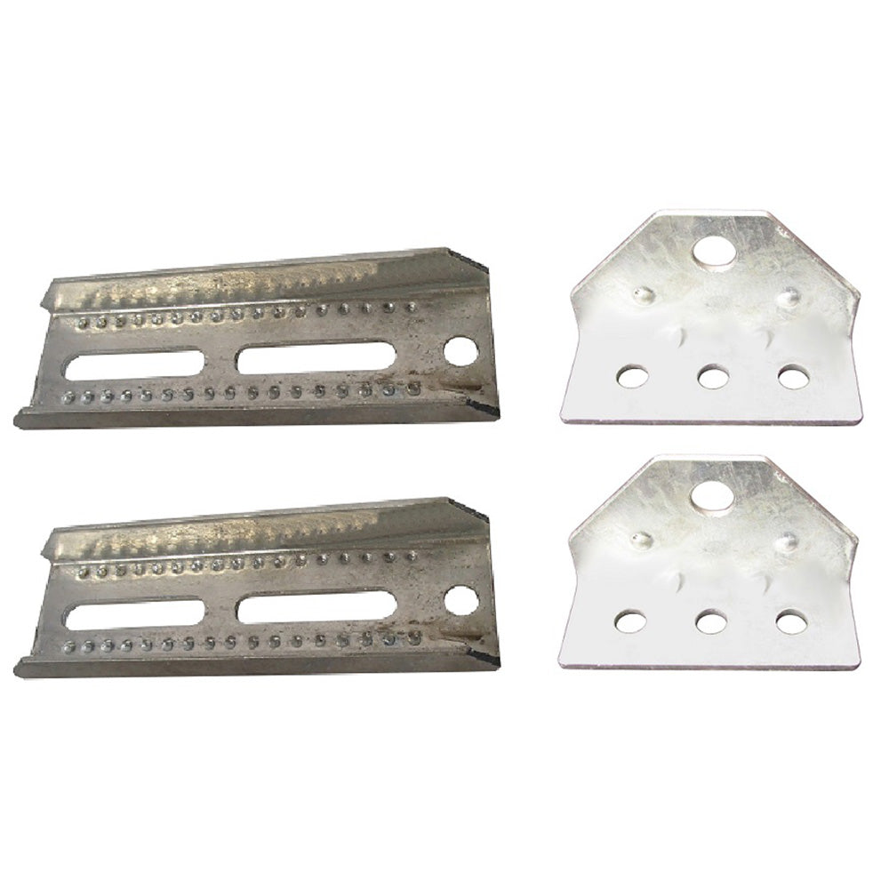 (2) 8" Boat Trailer Swivel Top Bunk Board Brackets Bolster