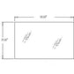 Rear Upper Glass Window Fits John Deere 310J 310K 310L 310L EP 310SJ