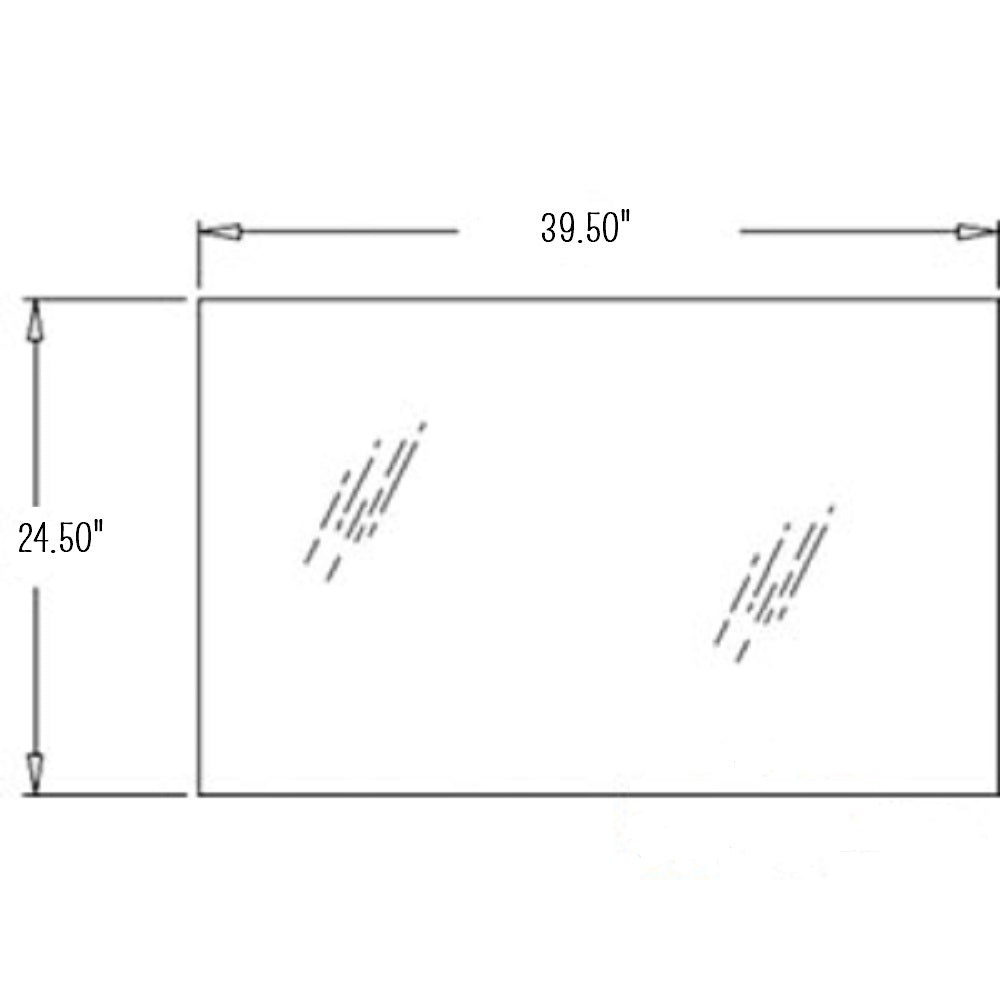 Rear Upper Glass Window Fits John Deere 310J 310K 310L 310L EP 310SJ