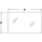 T242700 Rear Upper Glass Fits John Deere 310G 310J 410G 410J 710G 710J 315SG