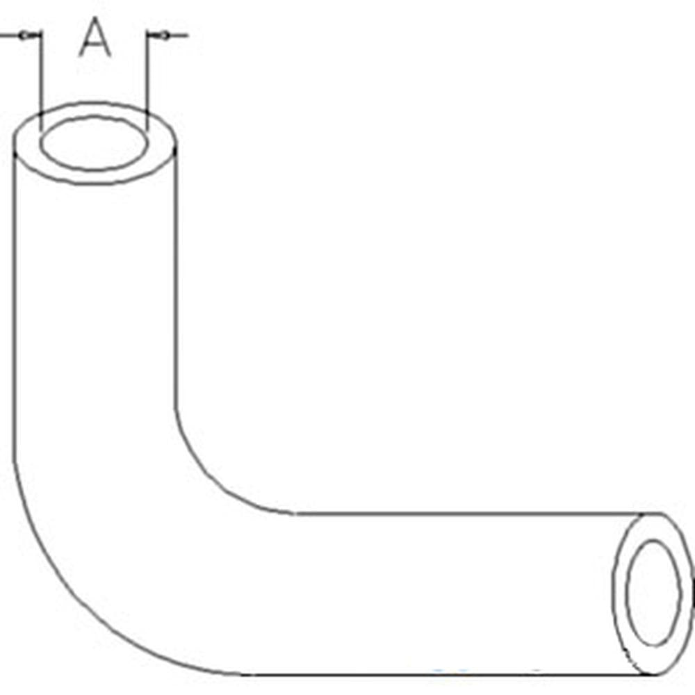 Upper Radiator Hose Fits John Deere T20277 1010 1020 1030 1120 1130 1530 1630