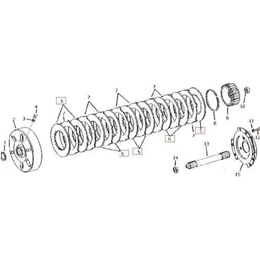 T20716 Clutch Disc (Fiber) Fits John Deere 450, 450B