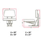 Black Suspension Seat Fits Massey Ferguson 255 265 270 271 274 275 285 Tractor