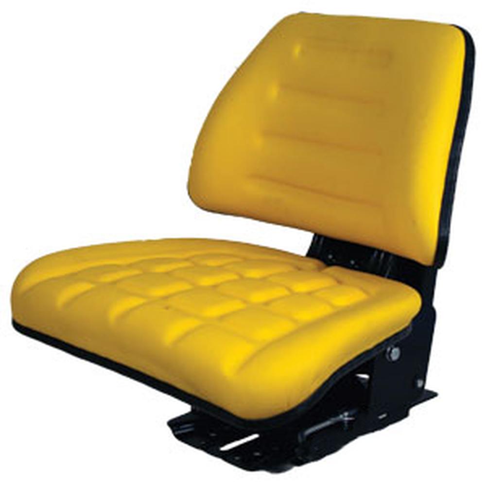T222YL Yellow Tractor Suspension Seat Fits John Deere Fits Hesston Models