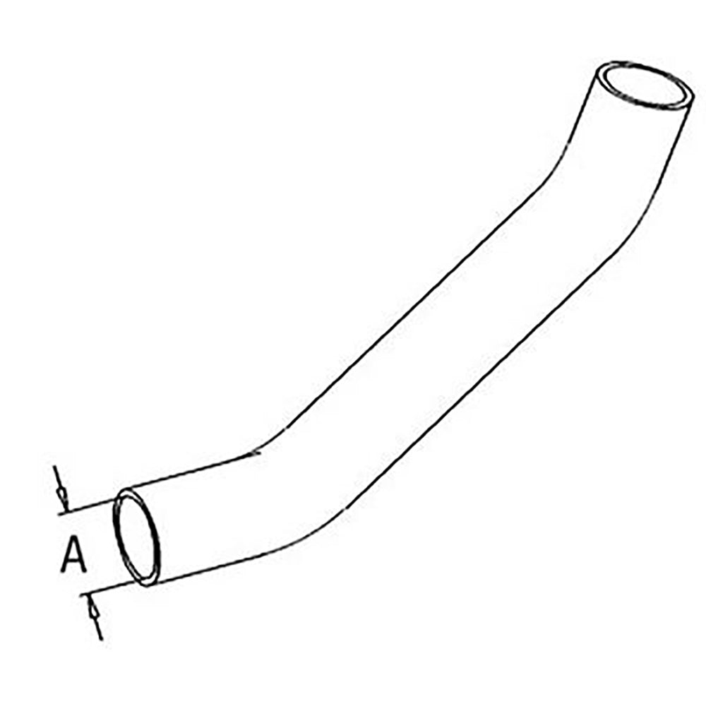JDS4857-STR Upper Radiator Hose Fits John Deere 1520 2020 2030