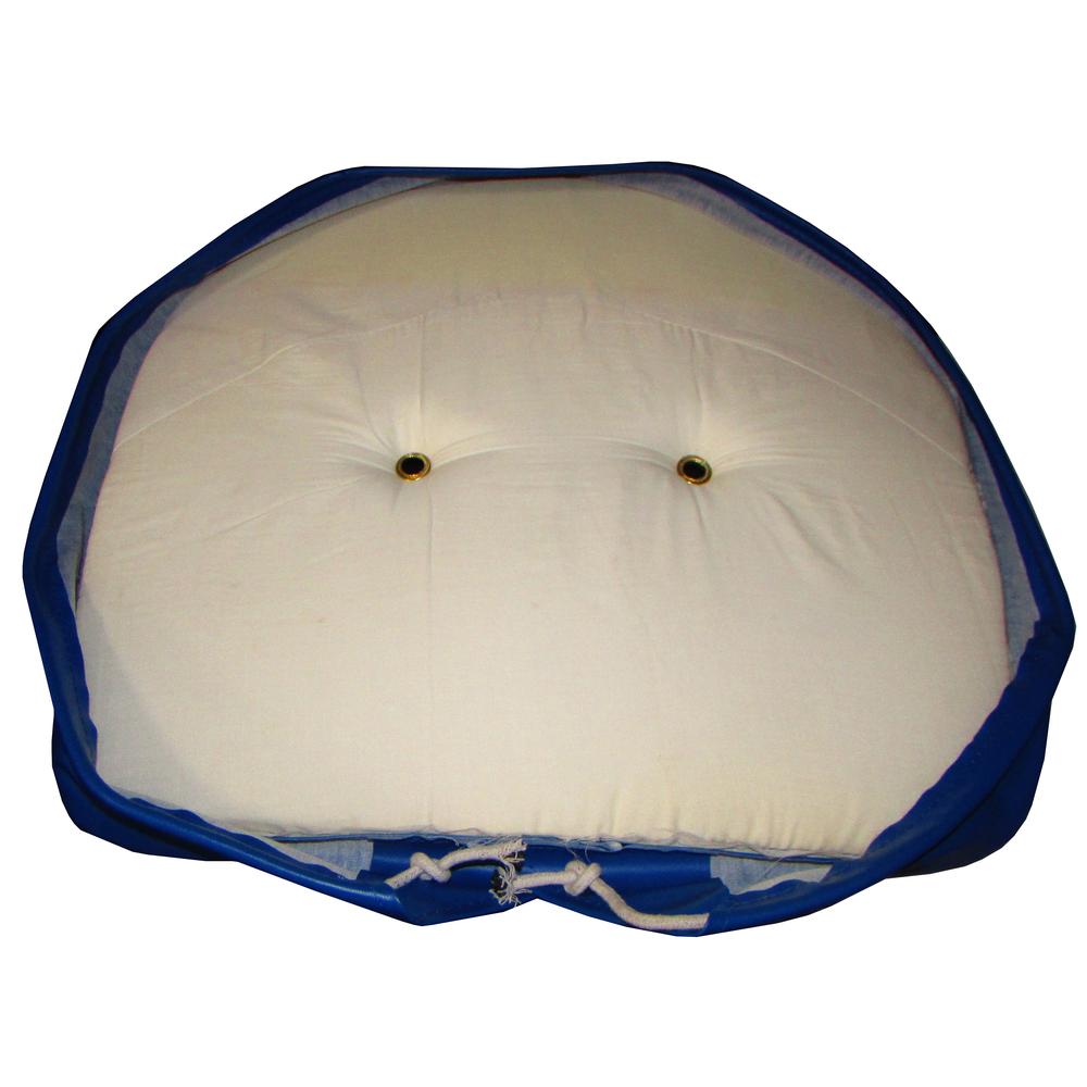 T295BW One New Blue & White Bottom Tractor Pan Seat Cover Fits Ford