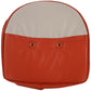 Orange and White Tractor Pan Seat Cover Universal Fits Ford Fits John Deere