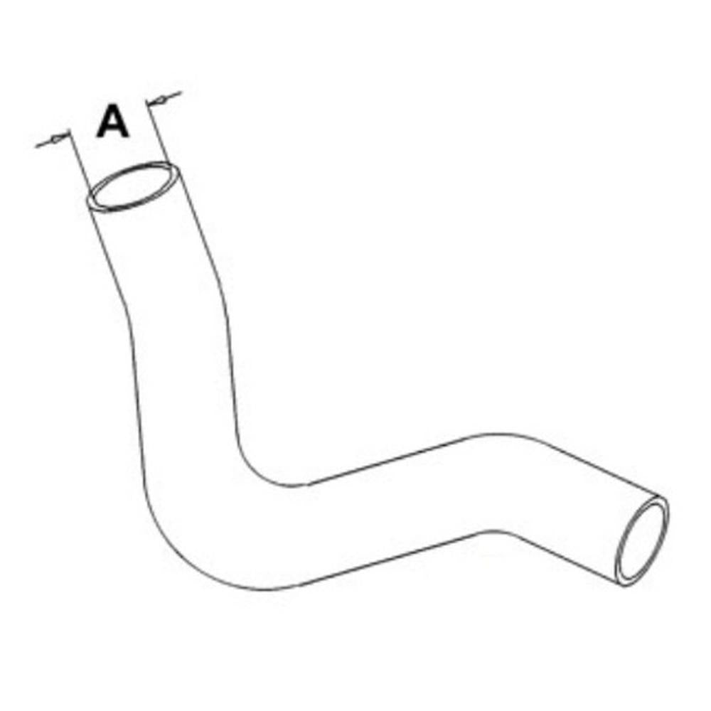 Top Radiator Hose Fits John Deere Models Replaces T33401