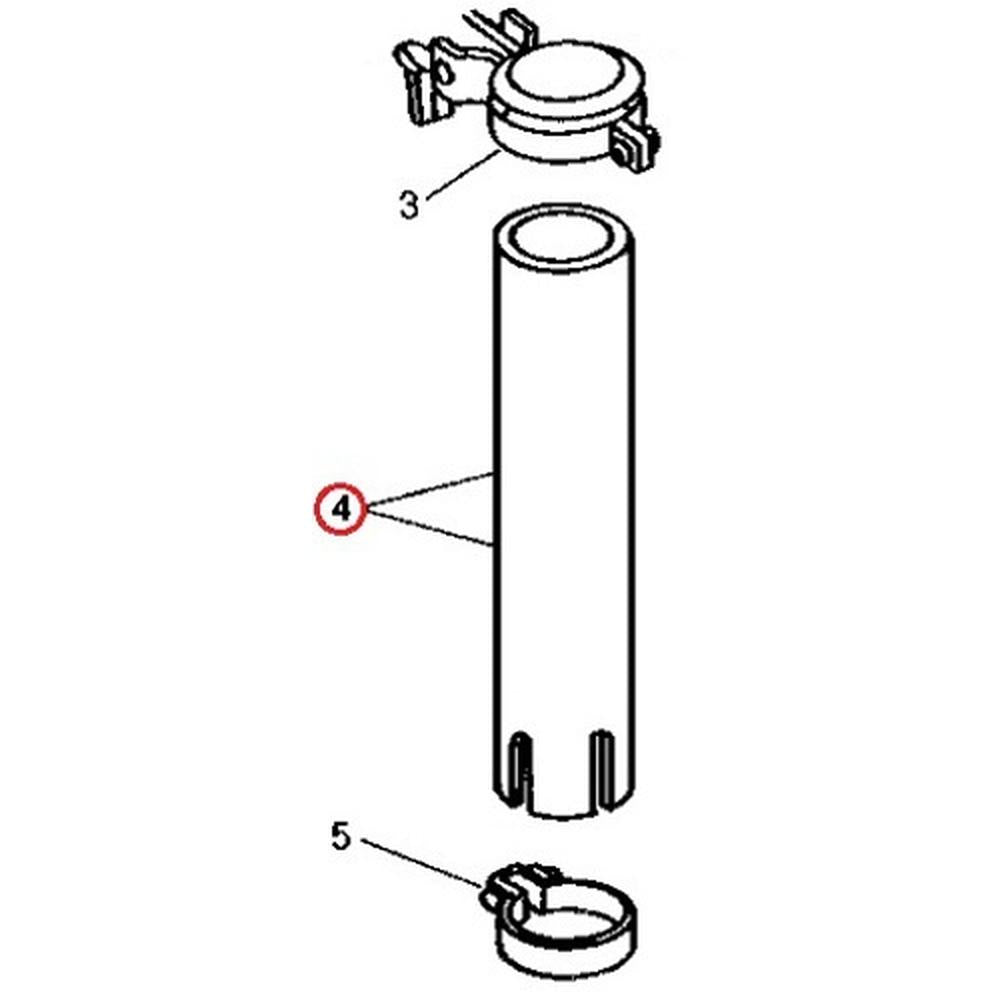 T35879 Exhaust Pipe Fits John Deere 444 450D 455D 450E 455E 550 544A 544 544B