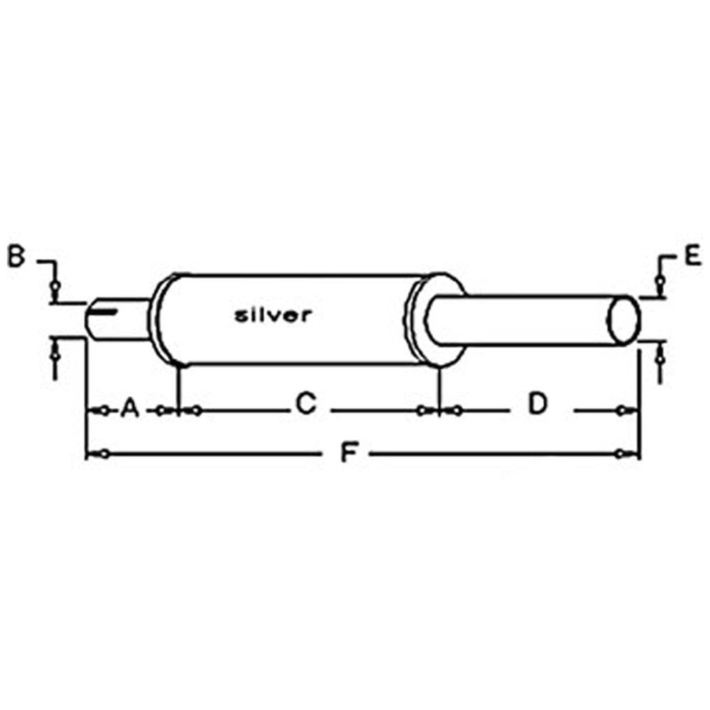 R1055 Muffler Fits Case