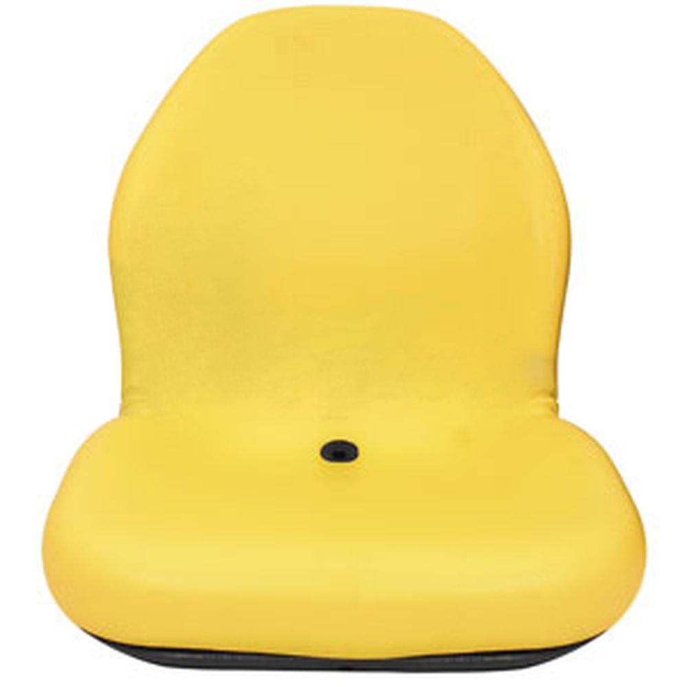 Yellow High Back Seat Fits John Deere Tractors