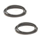 Qty 2: Traction Drive Belts Fits John Deere Replaces TCU34299 Made With Aramid