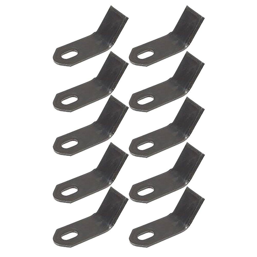 Qty. 10: Flail Mower Blades Fits Tiger Replaces TF1019