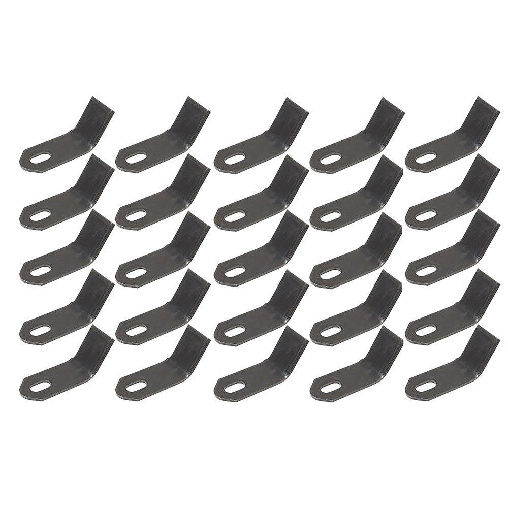 TF1019 Set Of 25 Flail Blades Fits Tiger Lawn Mowers