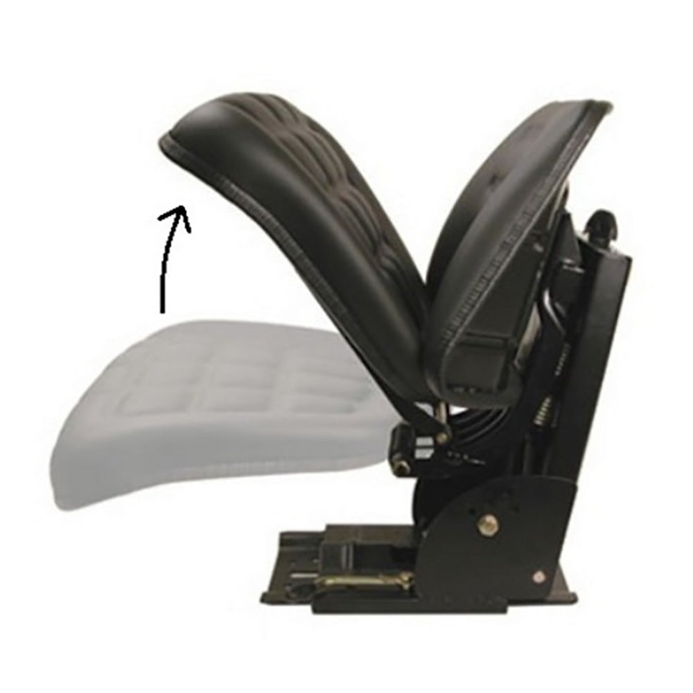 TF222BL Universal Seat w Base & Full Suspension Fits Massey Fits Case IH White F