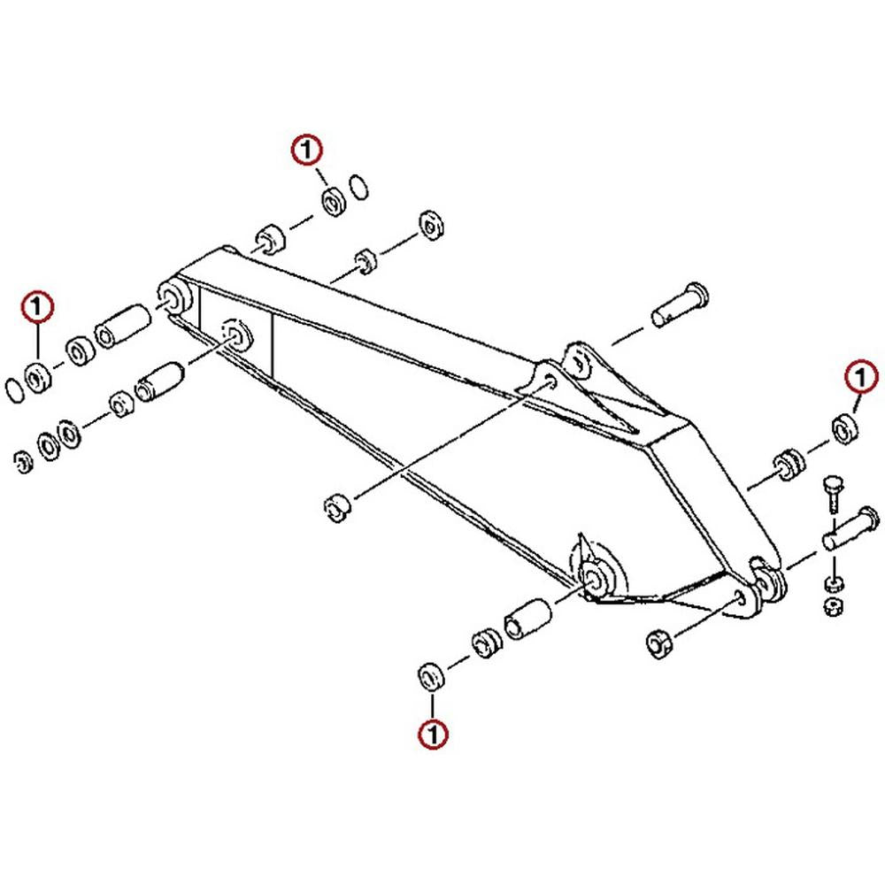 4067901 Seal Fits HITACHI  EX300-2, EX300-3, EX300-5