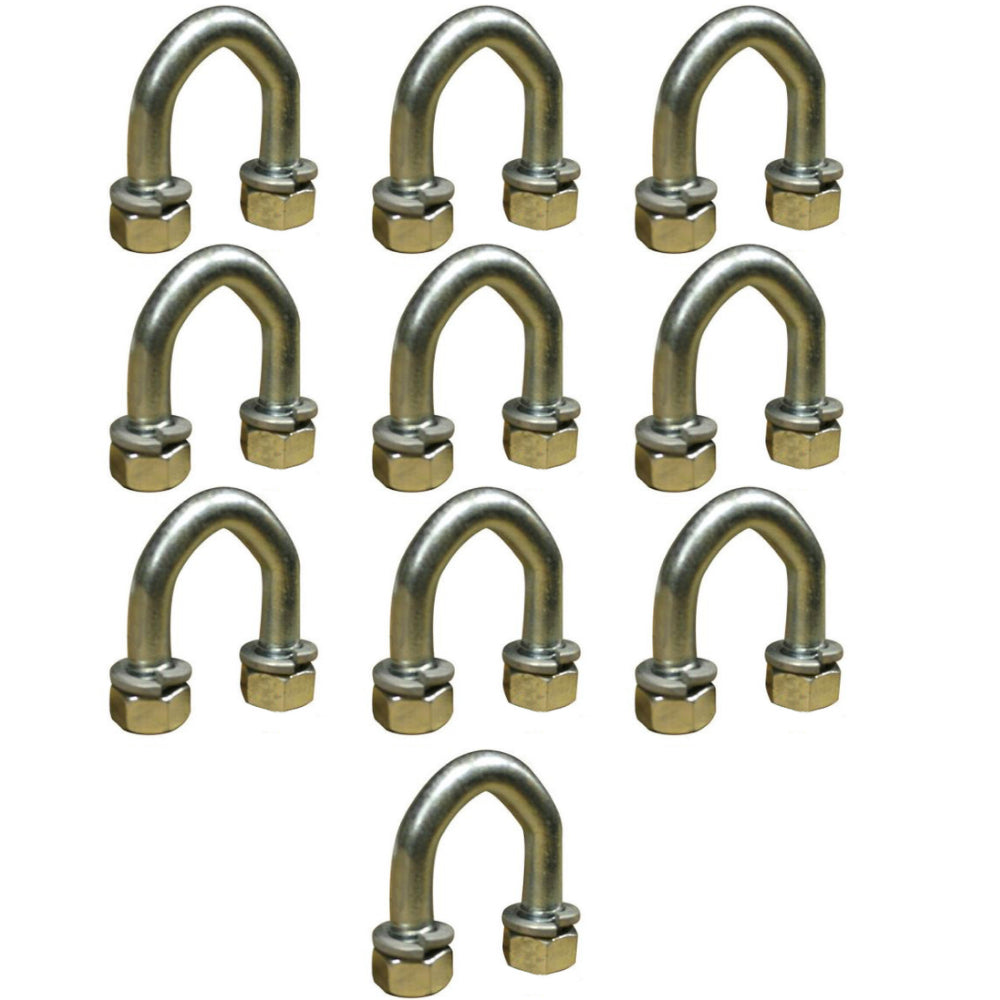 (10) Interchangeable 7/16" V-Bend U-Bolt Kits fits Compact Tractor Models