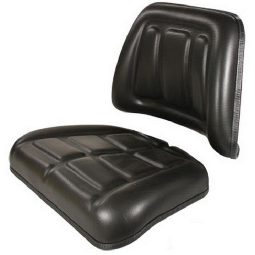 Black Seat Cushion Set Fits Massey Ferguson Replaces 1907116M1