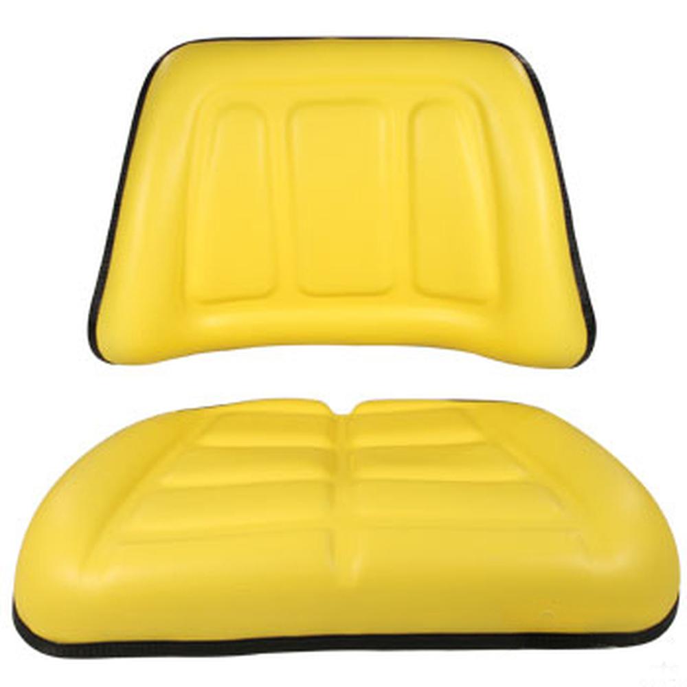 TKYL New Aftermarket Tractor Trapezoid Back & Bottom Yellow Seat Cushion Kit
