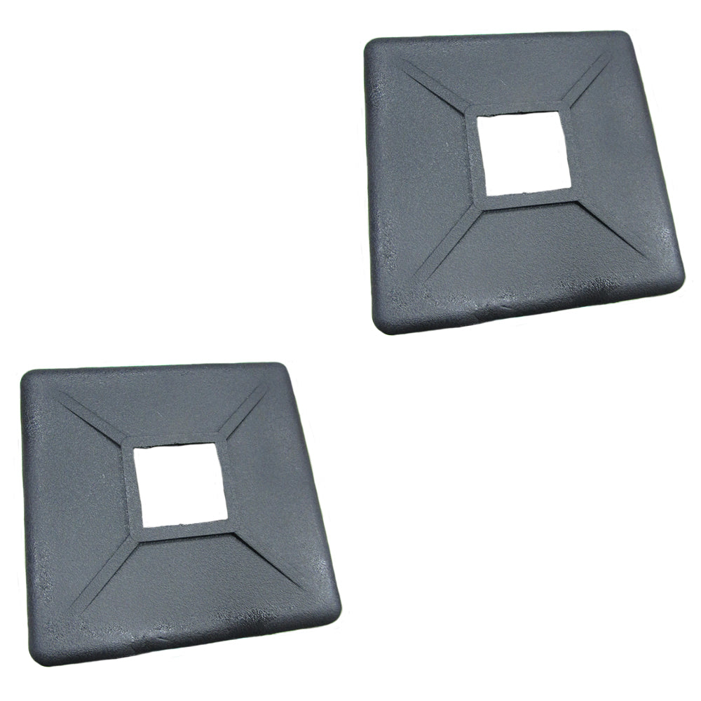 Qty 2: 4" Square Rubber Bumper Plug Fits Internal Use Replaces OTK20-0470