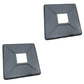 Qty 2: 4" Square Rubber Bumper Plug Fits Universal Products Replaces M600