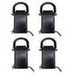 4 Pack Heavy Duty Adjustable Trailer Stake Pocket D Ring 5400 Lbs Load Limit