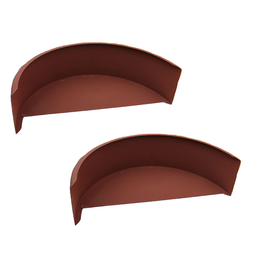Qty 2: Steel Fender with Back
 Fits Universal Products Replaces F9X