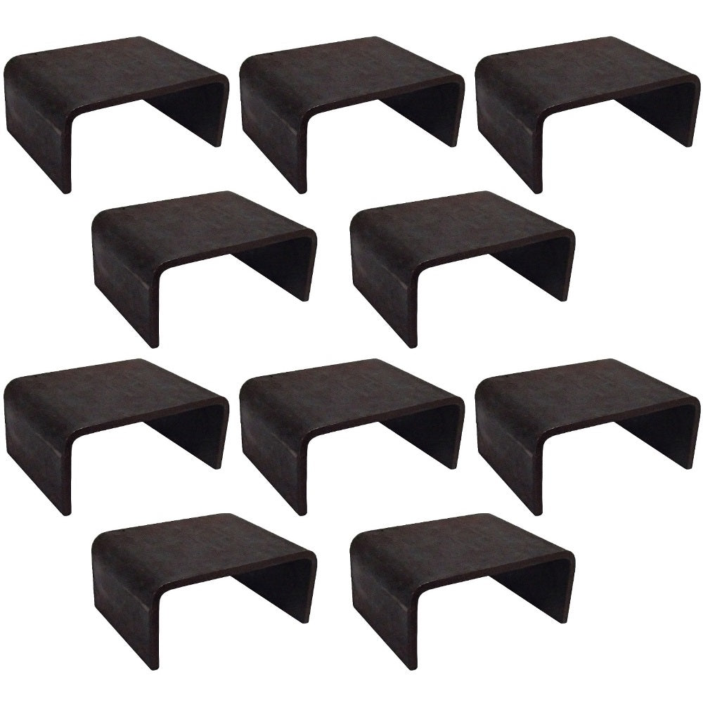 (10) Utility Heavy Duty Stake Steel Truck Trailer Pockets 6ga Weld-On 1000103