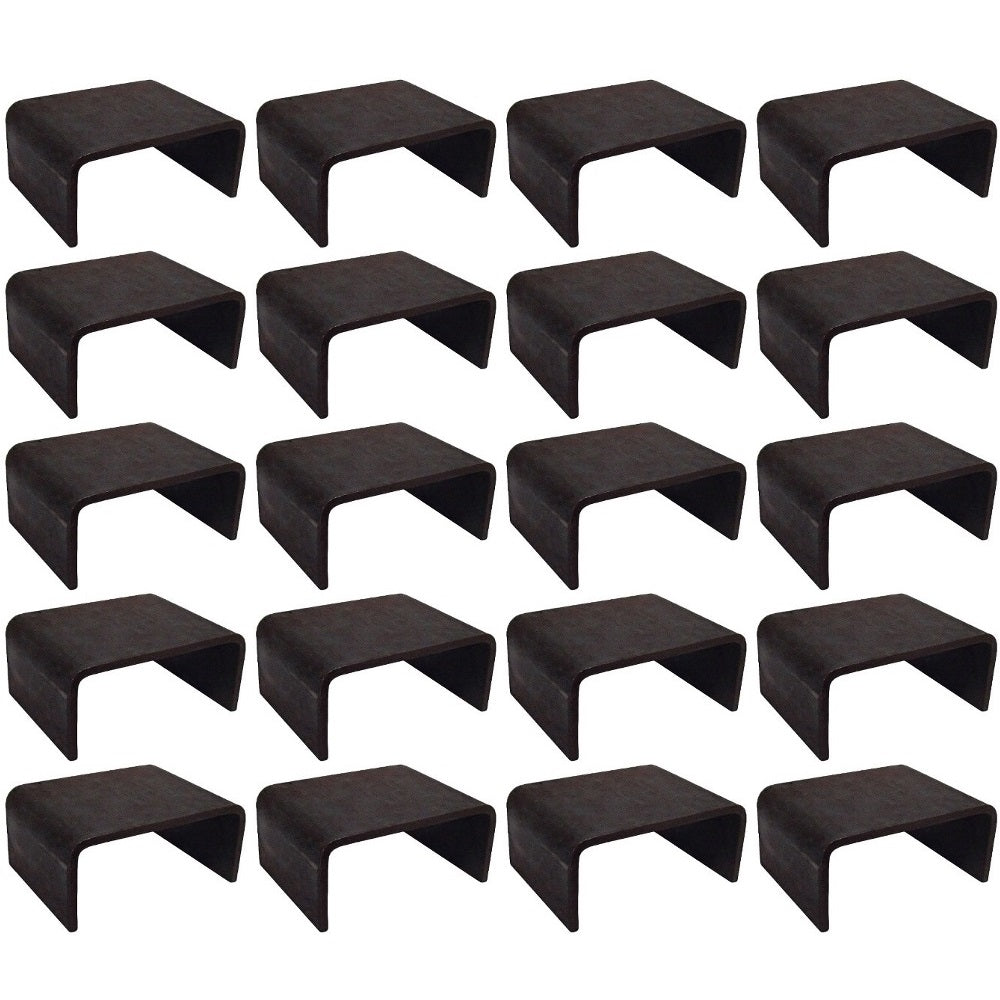 20 Weld-on 6ga Steel Stake Pockets for Semi Truck Trailer 2x4 Utility Pocket